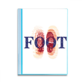 thumbnail image 1 of Footprints Overlap Art Deco  Fashion Book Sheet Protectors Portfolio Binder Folder, 1 of 3