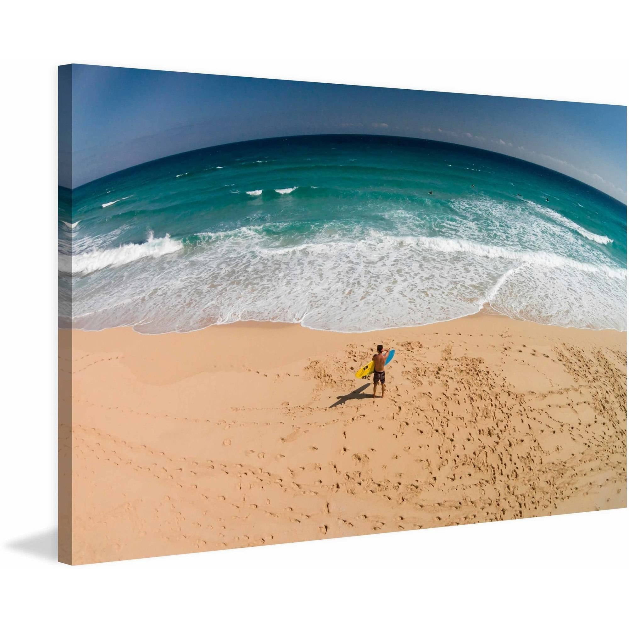 "Footprints" Painting Print on Wrapped Canvas