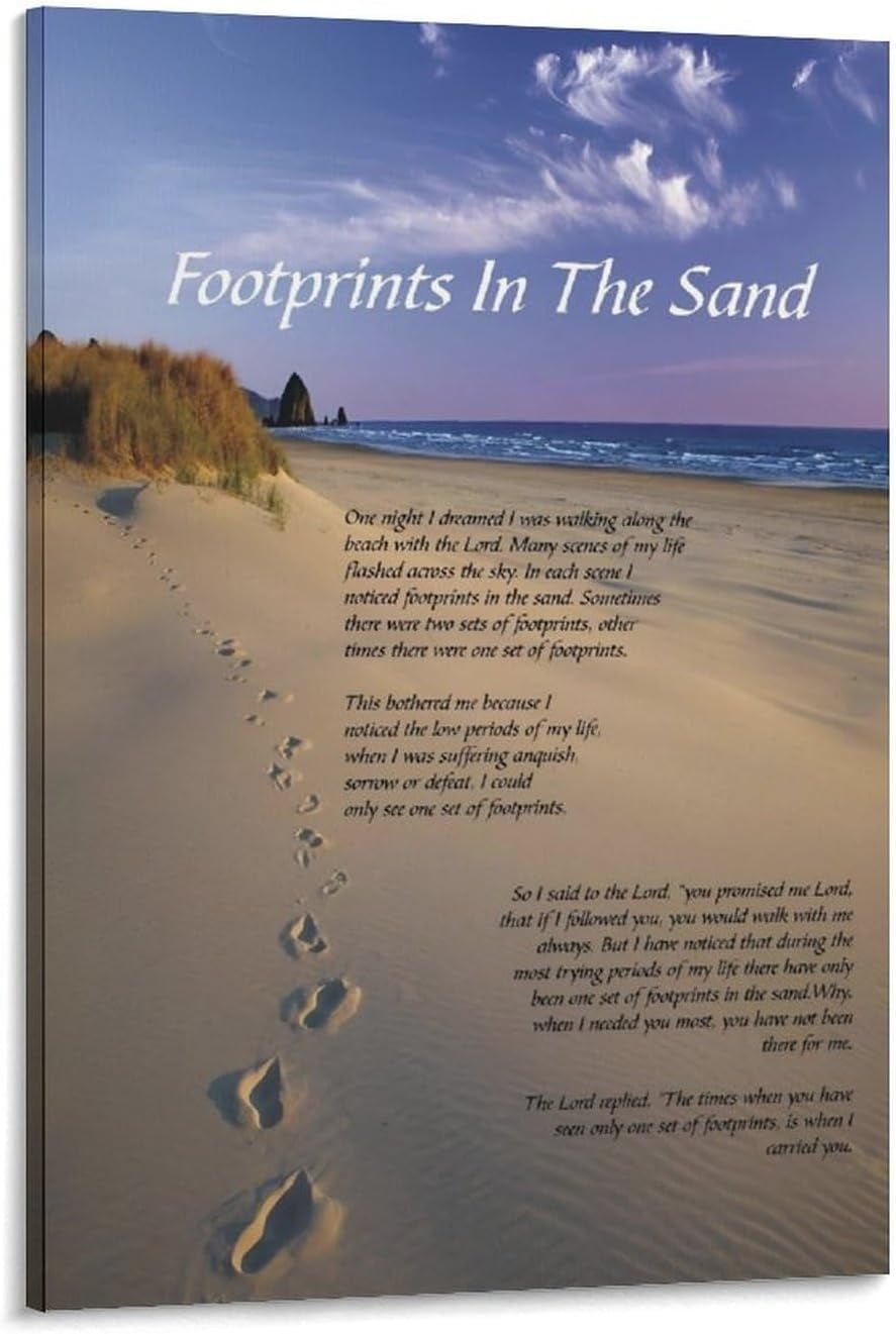 footprints-in-the-sand-poem-motivational-quotes-classic-posters-pictures-wall-decor-gifts-office-wall-art-kids-room-poster-framed-1-16x24inch-40x60cm-walmart-com for Footprints In The Sand Free Printable Footprints in The Sand Poem Motivational Quotes Classic Posters Pictures Wall Decor Gifts Office Wall Art Kids Room Poster Framed-1,16x24inch(40x60cm) - Walmart.com for Footprints In The Sand Free Printable