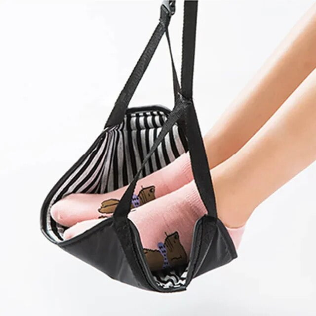 Footrest Portable Polyester Flight Carryon Foot Rest Travel Pillows