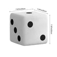 thumbnail image 1 of Footrest Stool Dice Pattern Footrest Stool, Plush Ottoman Seat, Versatile Shoe Bench for Entryway, Compact Living Room Accent Furniture, Soft Padded Stool Dice Ottoman, 1 of 5