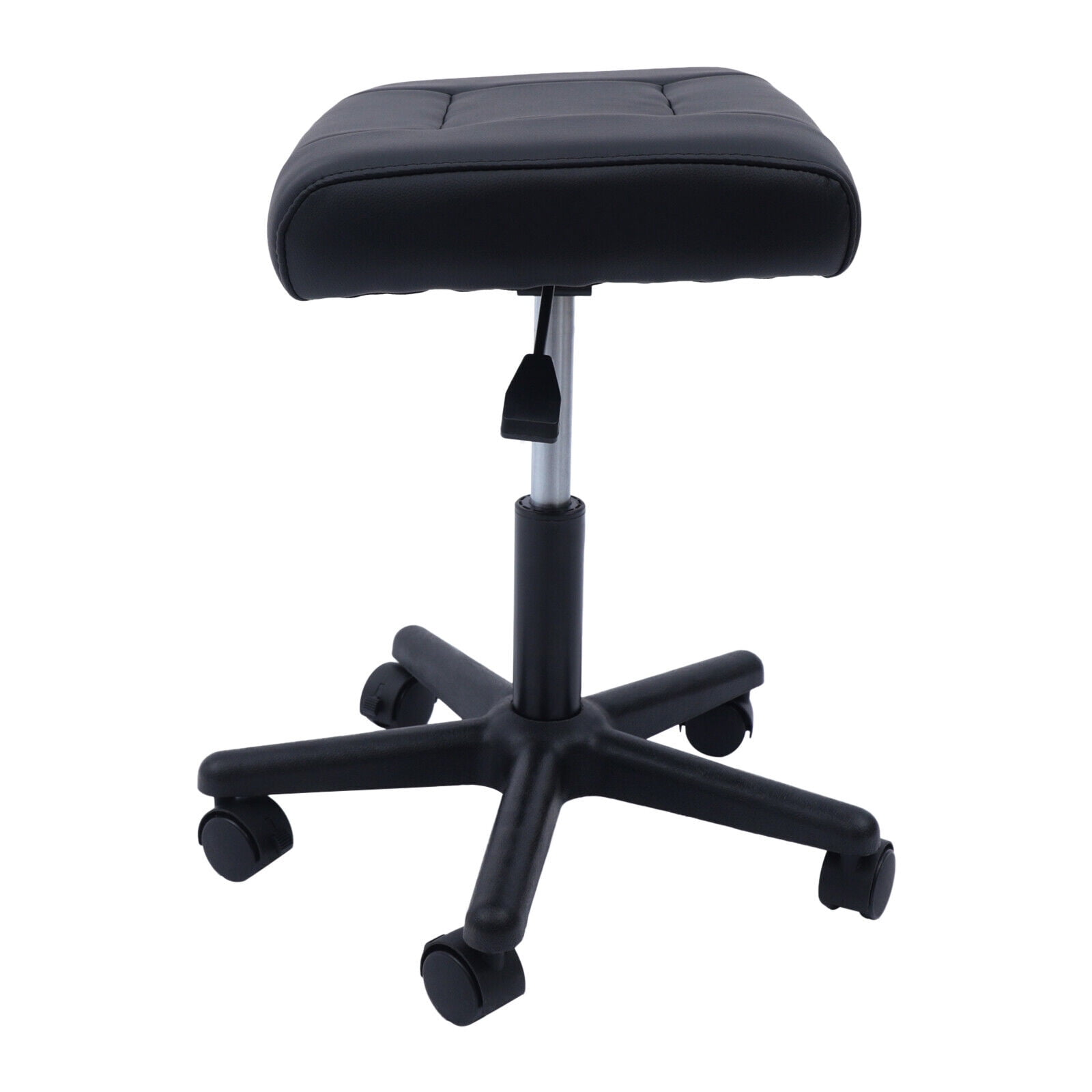 Footrest Under Desk Rolling Stool, Ergonomic Height Adjustable Comfort Foot  Stool for Home Office,Black 