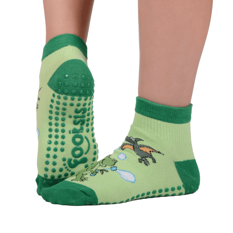 Zando 3 Pairs Long Pilates Grip Socks for Women Yoga Socks with Grips  Hospital Socks Grippy Socks Dance Socks