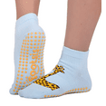 thumbnail image 1 of Footsis Non Slip Grip Socks for Yoga, Pilates, Barre, Home, Hospital ,Mommy and Me classes "Giraffe", 1 of 4