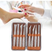 Footstep Dead Skin Horny Tool, Remove 8 Pcs of Stainless Steel Foot File Dead Skin Horny Remover Foot Calluse Shaver Pedicure Tool Set, Foot Skin Planer Foot Stone Foot Board