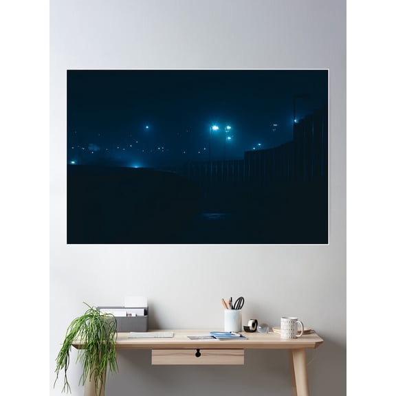 Footsteps In The Mist Poster Wall Art, Modern Wall Decor For Living Room Bedroom, 8x12 UNFRAMED
