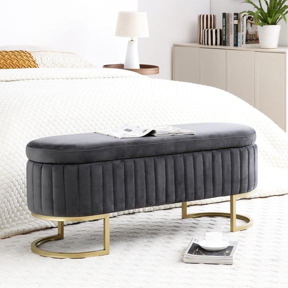 Footstool Style Bench / Storage Solution for Dressing Room