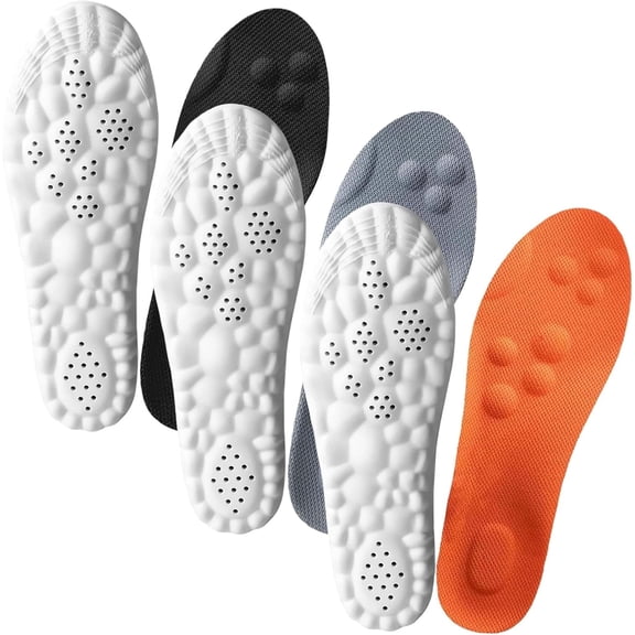 Insoles, Memory Foam Arch Support Insoles for Men Women, Comfort Soft Breathable Cushion Shoe Inserts