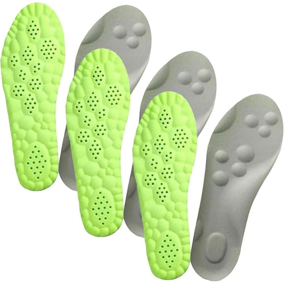 Footstr Insoles, Memory Foam Arch Support Insoles for Men Women, Comfort Soft Breathable Cushion Shoe Inserts