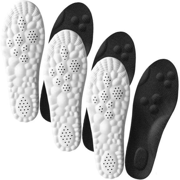 Insoles, Memory Foam Arch Support Insoles for Men Women, Comfort Soft Breathable Cushion Shoe Inserts