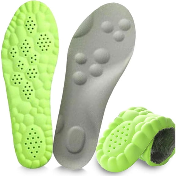 Footstr Insoles, Memory Foam Arch Support Insoles for Men Women, Comfort Soft Breathable Cushion Shoe Inserts