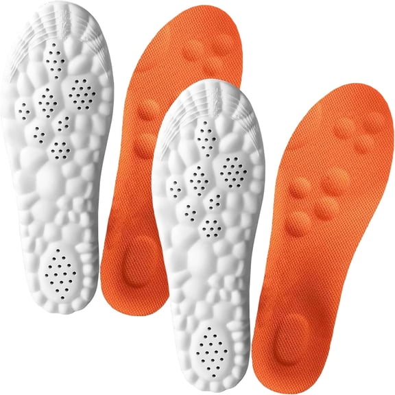 Footstr Insoles, Memory Foam Arch Support Insoles for Men Women, Comfort Soft Breathable Cushion Shoe Inserts