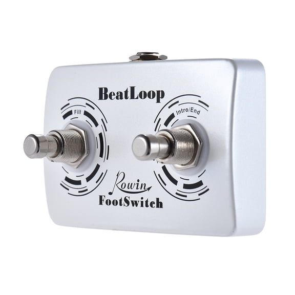 Footswitch Pedal,Dual Switch Pedal Switch Pedal Beat With 6.35mm Cable Beatloop Dual Beat Loop Pedal Adben Dsfen