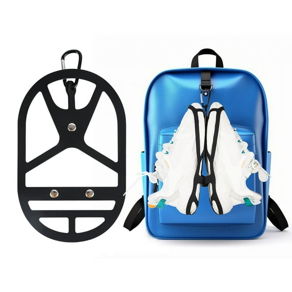 Footwear Clip for Backpack,Shoes Hanger,Shoes Holder, Shoes Clips Holster Accessories for Sports and Outdoor Climbing Cycling Gym Exercise.Space-Saving Hanging Storage for Your Bag