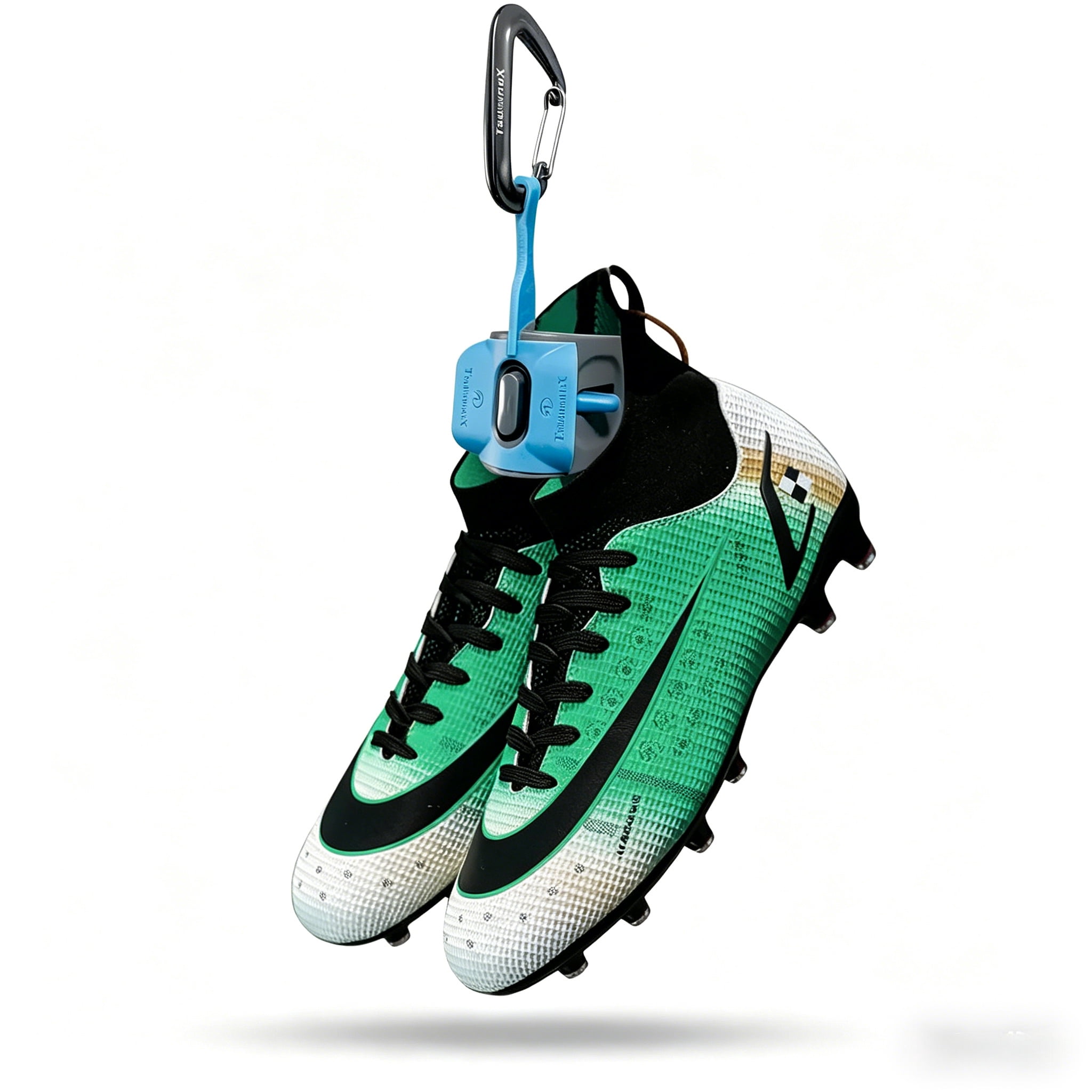 Footwear Clip and Shoe Bag Hang Extra Shoes Cleats Boots Gear on Bag Portable Sports Shoe Holder for Gym Backpack Travel Fits Sneakers Heels Sandals One Size
