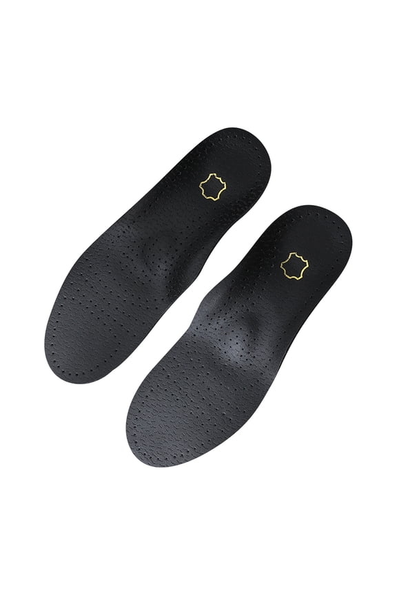Footwear Inserts for Women Men Orthopedic Insoles for Flat Feet and Plantar Fasciitis Thin Arch Support Shoe Pad for Metatarsal and Heel Spurs Black 37
