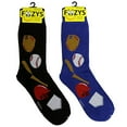 thumbnail image 1 of Foozys Men’s Putting Green Cool Sports Novelty Crew Socks | 2 Pair, 1 of 7
