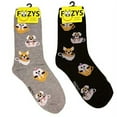 thumbnail image 1 of Foozys Women’s Crew Socks | Tea Cup Dogs Animal Themed Novelty Socks | 2 Pair, 1 of 7