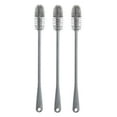 thumbnail image 1 of Foqnuq 3-Pack Long Handle Silicone Cup Brush Set for Stain-Free Cleaning | Multi-Use Plastic Cup Scrubber for Glasses, Bottles, and Vases | Easy to Store and Wash, 1 of 8