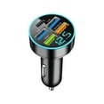 thumbnail image 1 of Foqnuq 4USB 66W Fast Car Charger, Multi-Port PD Mobile Phone Charger for Cars, Compact & Safe Auto Charger, 1 of 5
