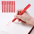 thumbnail image 1 of Foqnuq 8-Pack Smooth Writing Gel Pens - Revolving Red & Black, 0.5mm Tip, Comfortable Grip, Retractable, Perfect for Work and Home, 1 of 6