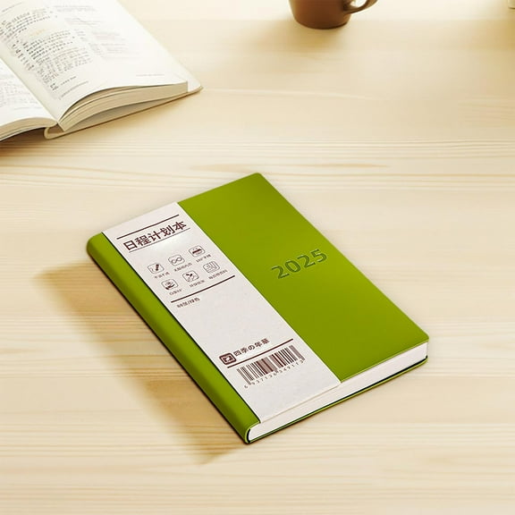 Foqnuq A5 Ring Binder Notepad Loose Leaf Agenda Notebook Hard Coil 176 Pages Compact Organizer for Work and Personal Planning