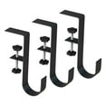thumbnail image 1 of Foqnuq Adjustable Heavy Duty Brick Hanger - Stocking & Garland Hook, Black, 0.6-2.4, Double Hook Design for Mantels, Parties, and Home Decor, 1 of 6