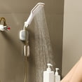 Foqnuq Adjustable Shower Head Bracket, No Drilling, 360° Rotating