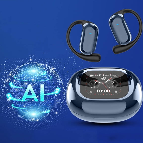 Foqnuq Advanced Language Translator Earbuds with 115 Languages, ANC Noise Cancelling, Bluetooth 5.4, 40 Hour Battery Life, HD Sound Quality