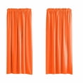 thumbnail image 1 of Foqnuq Blackout Curtains Drapes Thermal Insulated Soundproof Energy-Saving Window Curtains Scandi Solid Silk-Look 42x84in for Bedroom & Kitchen, 1 of 2