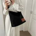 thumbnail image 1 of Foqnuq Canvas Shoulder Bag, Casual Tote Handbag, Versatile Messenger Bag, Lightweight Work Bag, Stylish Tote for Travel, Shopping, Everyday Use, 1 of 7