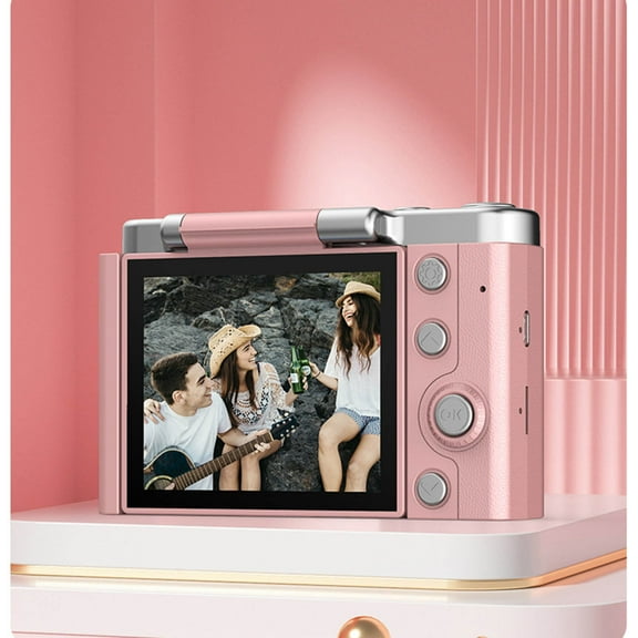 Foqnuq Digital Camera Autofocus 1080P HD 2.8 Inch Flip Screen Compact Lightweight Beauty Camera for Vlogging Photography