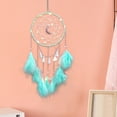 thumbnail image 1 of Foqnuq Dreamcatcher Wind Chime with Lights, Decorative Chain for Home Décor, Unique Gift for Dreamers, Whimsical Hanging Ornament in Various Colors, 1 of 6