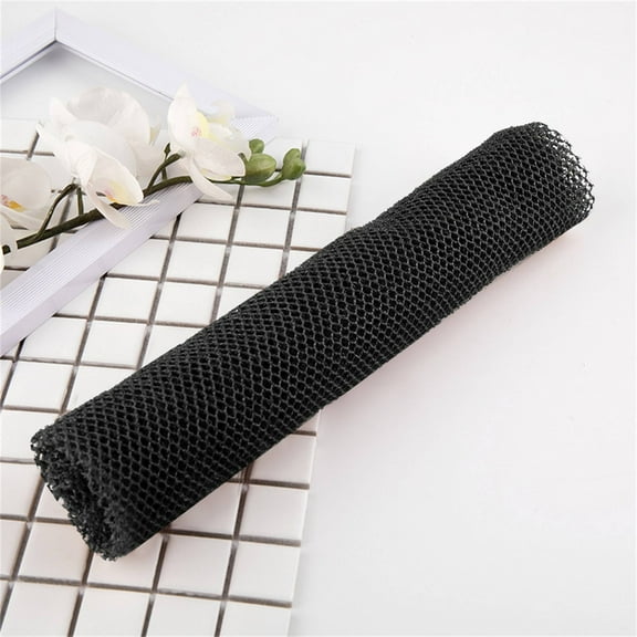 Foqnuq Exfoliating Shower Towel Net - Bath Scrub Cloth for Soft Skin, Body Wash Applicator, Fast-Drying Nylon Exfoliator - 32" Long for Clean & Smooth Skin