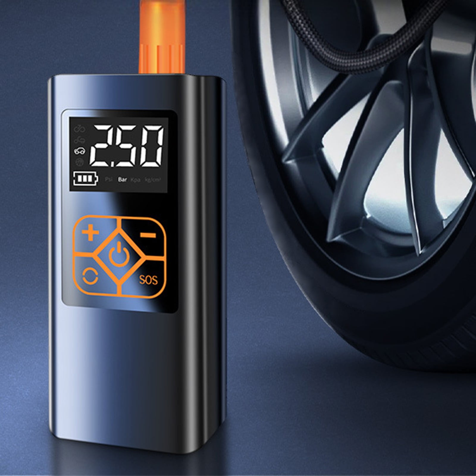 Foqnuq Flexible Storage Portable LED Lighting Car Blast Pump