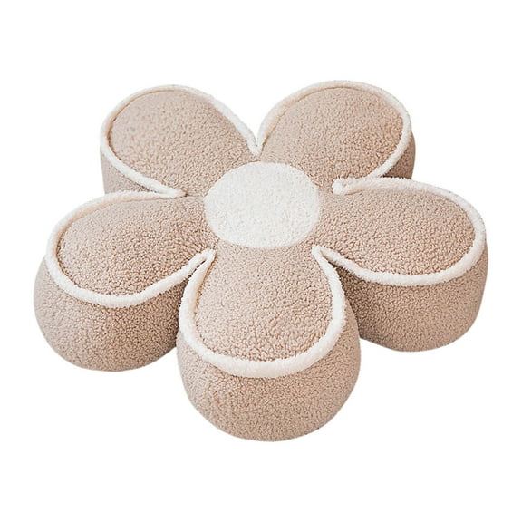 Foqnuq Flower Cushion Thickened Five Petals Soft Home Decor Seat Pad for Sofa Bedroom Armchair Dining Room Garden Use