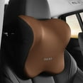 thumbnail image 1 of Foqnuq Foam Car Neck Pillow, Memory Foam Headrest Cushion, Breathable Lumbar Support, Travel Comfortable Seat Pillow for Stress Relief in Cars, Planes, and Trains, 1 of 8