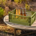 thumbnail image 1 of Foqnuq Folding Storage Basket | Stackable Organizer | Plastic Sundry Bin | Durable, Ventilated, Multi-Use Container for Kitchen, Home & Outdoor Activities, 1 of 6
