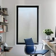 thumbnail image 1 of Foqnuq Frosted Window Film - Peep-Proof Privacy Sticker for Home, Office, Bathroom - UV Blocking, Heat Control, Reusable Decorative Glass Covering, 1 of 6
