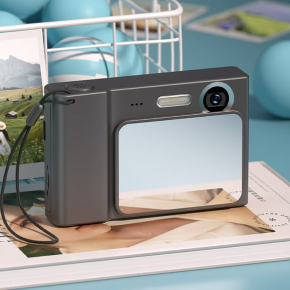 Foqnuq HD Digital Camera with Dual Lens and 8x Optical Zoom, Lightweight and Portable, Video Recording, Ideal for Travel and Everyday Moments