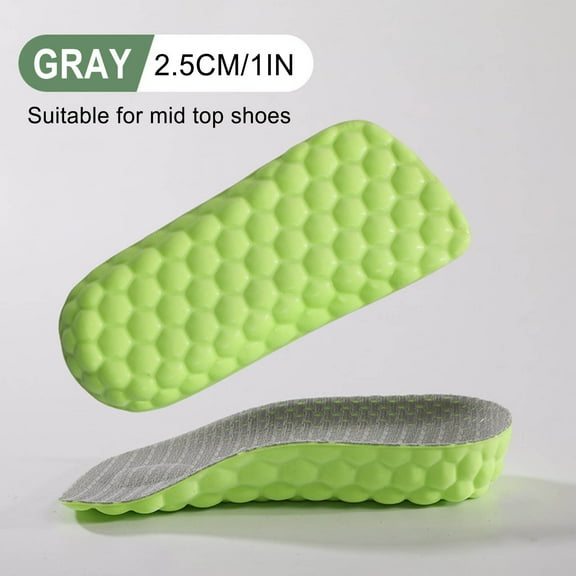 Foqnuq Height Increase Insoles for Men & Women, Adjustable Comfort Shoe Inserts with Arch Support, Shock Absorbing Heel Lifts for Enhanced Support & Comfort