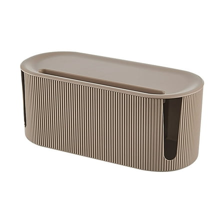 Foqnuq Home Cable Management Box, Plug Board Storage Container, Ventilated Design, Large Capacity for Organizing Data Cables and WiFi Routers