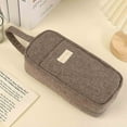 thumbnail image 1 of Foqnuq Large Capacity Pencil Case | Versatile Storage Bag | Durable Cloth Stationery Organizer | Cute Design for Pens, Erasers, and More, 1 of 3