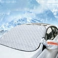 thumbnail image 1 of Foqnuq Large Car Window Snow Cover - Universal Windshield Protector with Hood - All-Weather Shield for Snow, Frost, Hail & Sun - Easy to Use, 1 of 8