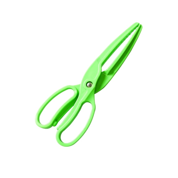 Foqnuq Lightweight Plastic Fish Clamp Scissors Type Fishing Tool Non-Slip Grip Portable Catching Gear for River Lake Sea Fishing