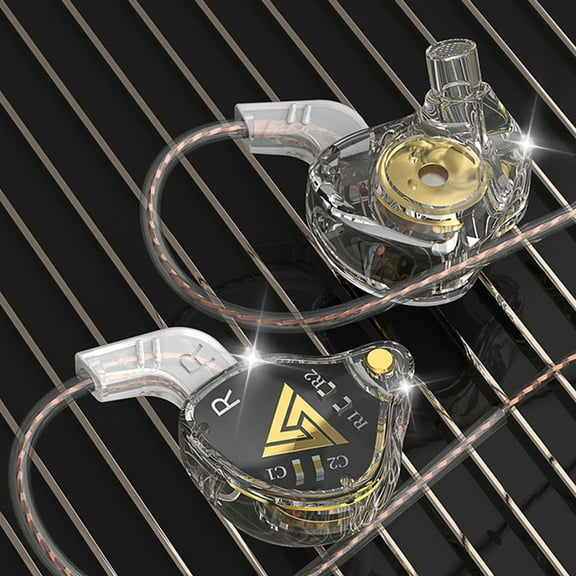 Foqnuq Monitoring Grade Earphones for Computer Games with Remote Control Mic - In-Ear Sports Running Earbuds, Perfect for Gaming and Outdoor Activities