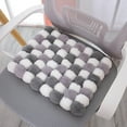 thumbnail image 1 of Foqnuq Non-Slip Chair Cushion Seat Pads for Home & Office Kitchen Patio, Soft Cotton Linen Fabric, Comfortable Floor Pillows, 14.6"x11.8", 1 of 2