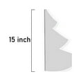 thumbnail image 1 of Foqnuq PVC Christmas Tree Quilting Templates Set, DIY Hand Sewing Art Crafts Ruler for Holiday Gifts and Decoration, 1 of 7