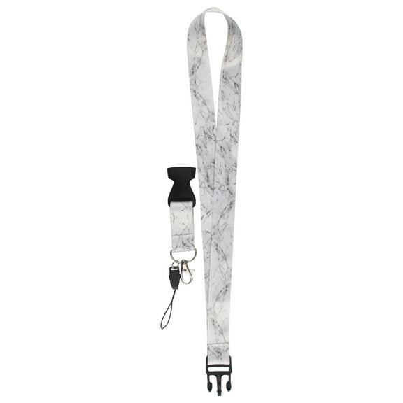 Foqnuq Patterned Mobile Phone Lanyard, Detachable Polyester Neck Strap, ID Card Holder Lanyard for Work, Camera & Keys, Durable & Stylish Hanging Rope