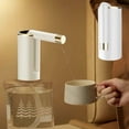 Foqnuq Portable Automatic Water Dispenser Pump, Rechargeable Type C